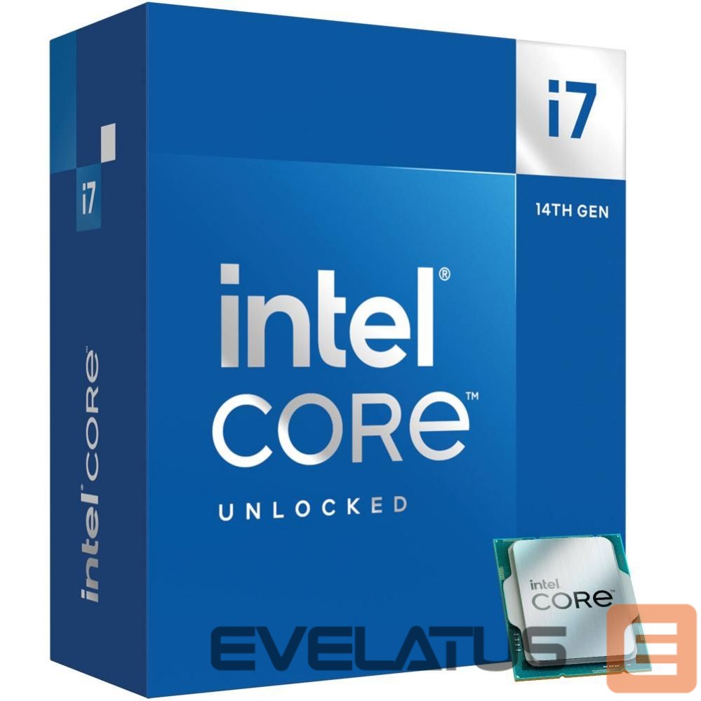 Protsessor Intel CPU||Desktop|Core i7|i7-14700K|Raptor Lake|3400 MHz|Cores 20|33MB|Socket LGA1700|125 Watts|GPU UHD 770|BOX|BX8071514700KSRN3X