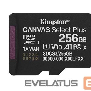 Muu arvutitarvik Kingston  MEMORY MICRO SDXC 256GB UHS-I/SDCS3/256GBSP 
