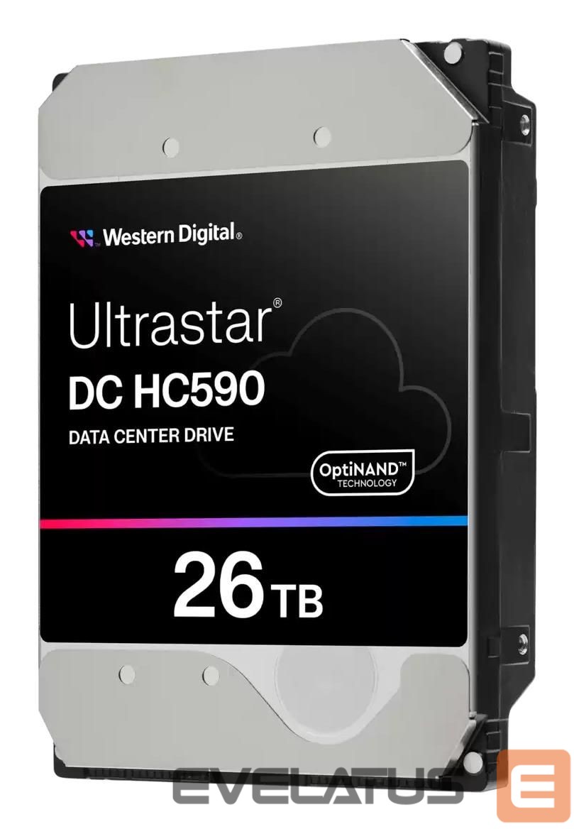 Kõvaketas HDD Western Digital HDD| ULTRASTAR|Ultrastar DC HC590|WUH722626ALE6L4 0F65672|26TB|SATA 3.0|512 MB|7200 rpm|3,5"|0F65672