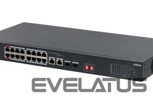Võrgulülitid DAHUA  Switch||S3218-16ET-135|Switch type Unmanaged|Switch layer L2|Rack mounting Yes|Stackable Yes|Form factor 1U|16xRJ-45 ports|RJ-45 Ports Type Gigabit Ethernet (10/100/1000)|2xSFP module slots quantity|Power over Ethernet (PoE) Yes|2xPower over Ethernet (PoE) ports quantity|Total Power over Ethernet (PoE) budget 135 W|S3218-16ET-135 
