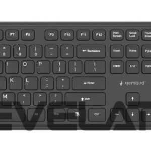 Arvuti klaviatuur Gembird  KEYBOARD +MOUSE WRL ENG/BK KBS-WPS-01 