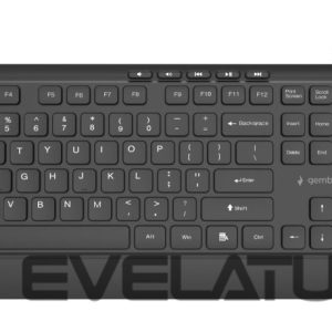 Arvuti klaviatuur Gembird  KEYBOARD MULTIMEDIA USB ENG/BLACK KB-MCH-05 