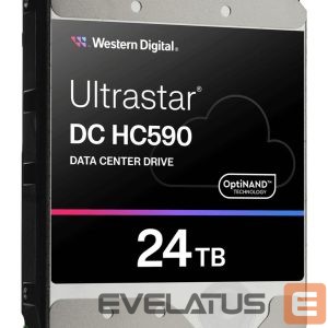 Kõvaketas HDD Western Digital  HDD||SAS|3.5 "|7200 RPM| 24 TB|WUH722624AL5204 0F59373|Ultrastar DC HC590|0F59373 