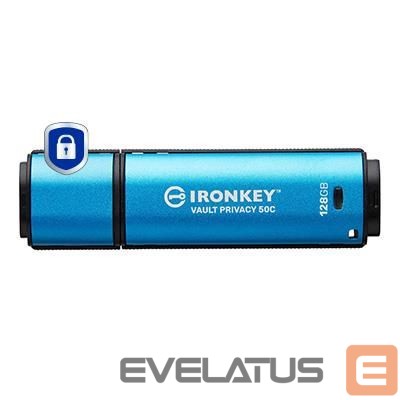 Mälupulk Kingston MEMORY DRIVE FLASH USB-C 128GB/IKVP50C/128GB