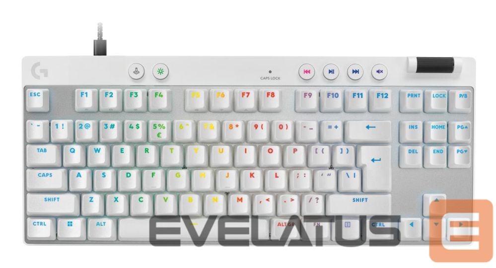 Arvuti klaviatuur Logitech KEYBOARD PRO X TKL RAPID/ENG WHITE 920-013242