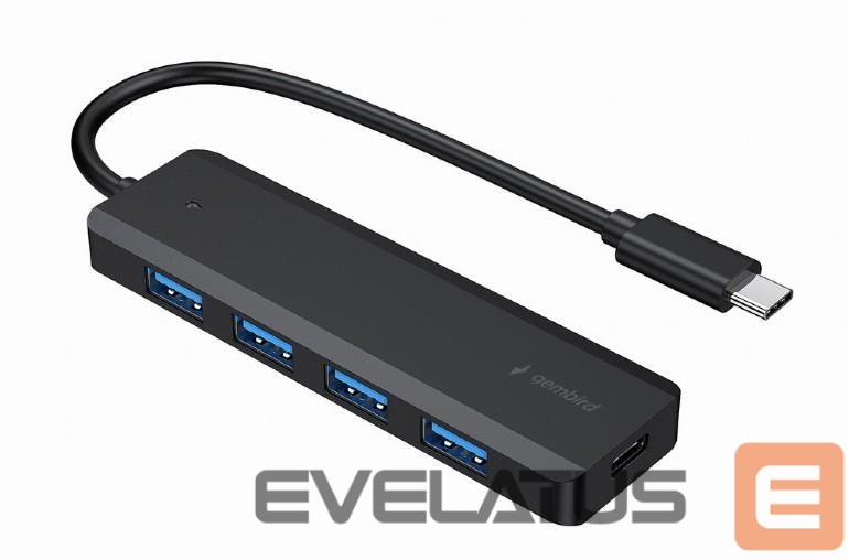 Üleminek Gembird I/O HUB USB-C 4PORT/UHB-CM-U3P4P-01