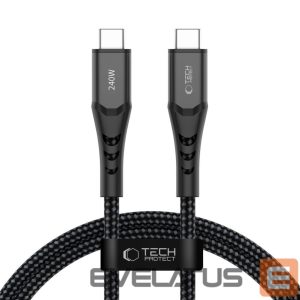 Muud kaubad Tech-Protect  Tech-Protect Ultraboost UB11T USB-C / USB-C PD 240W / QC3.0 Cable 100 cm - Black 