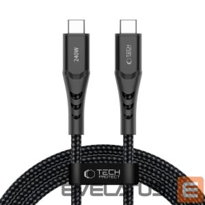 Muud kaubad Tech-Protect  Tech-Protect Ultraboost UB11T USB-C / USB-C PD 240W / QC3.0 Cable 200 cm - Black 