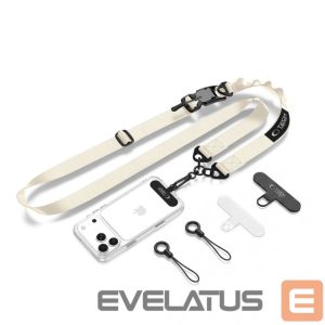 Muud kaubad Tech-Protect  Tech-Protect C9S Rope Crossbody Phone Lanyard - Beige 