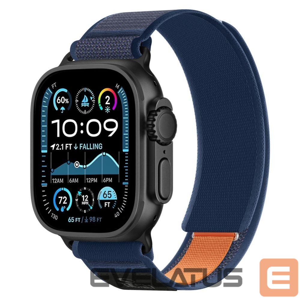 Muud kaubad Tech-Protect Tech-Protect Nylon Elite Strap for Apple Watch 44 / 45 / 46 / 49 mm - Navy Blue