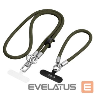 Muud kaubad Tech-Protect  Tech-Protect C10S Rope Phone Lanyard - Green 