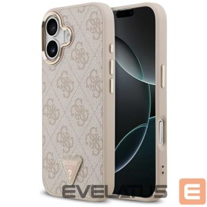 Muud kaubad Guess  Guess 4G Triangle Logo MagSafe Case for iPhone 17 - Rose Gold 