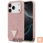 Muud kaubad Guess  Guess Rhinestone Triangle Logo iPhone 17 Pro Case - Pink 
