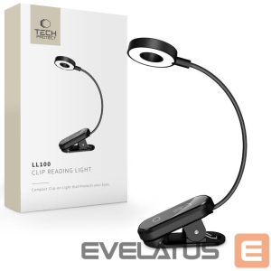 Muud kaubad Tech-Protect  Tech-Protect LL100 Wireless Lamp with Clip + USB-A / USB-C Cable 30 cm - Black 