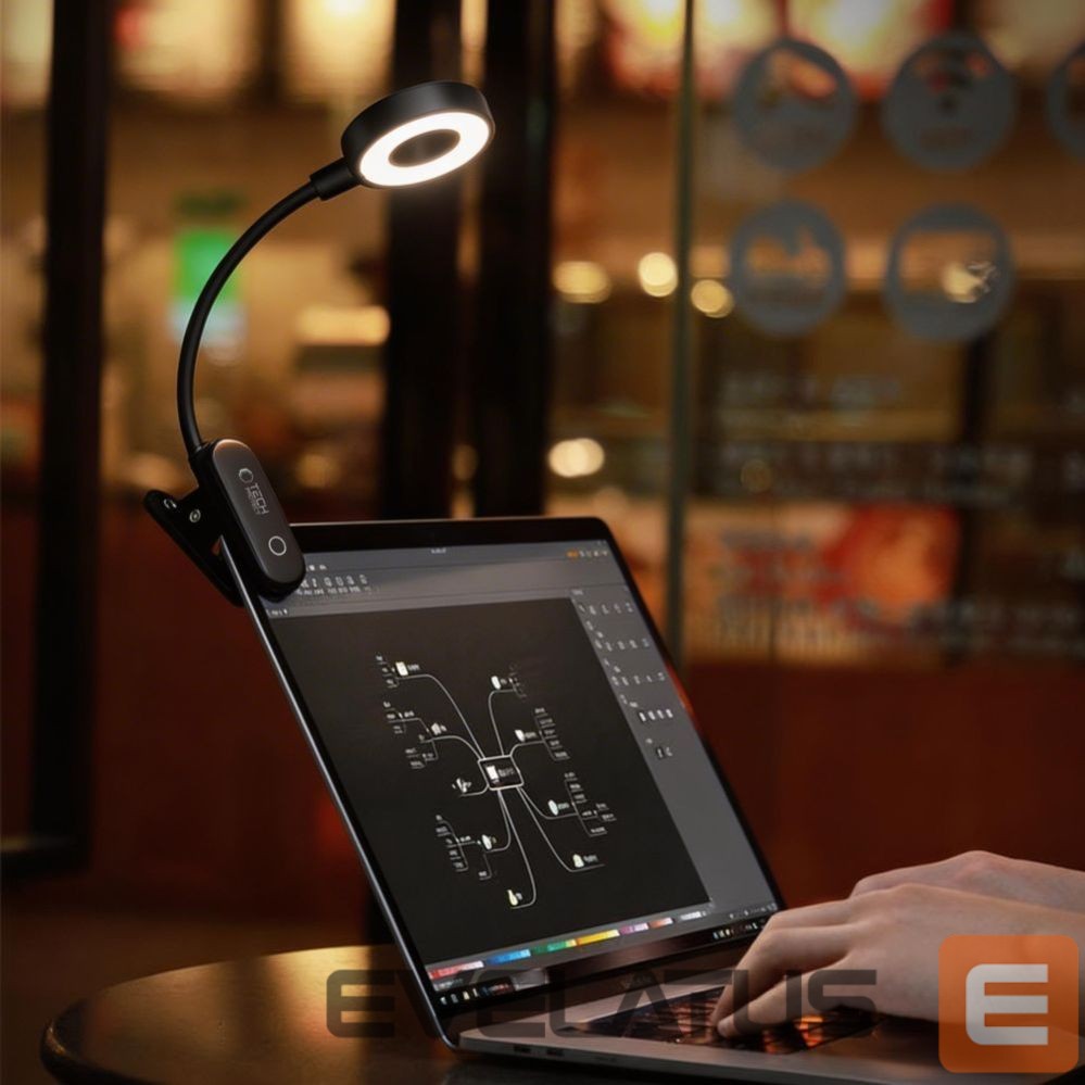 Muud kaubad Tech-Protect Tech-Protect LL100 Wireless Lamp with Clip + USB-A / USB-C Cable 30 cm - Black