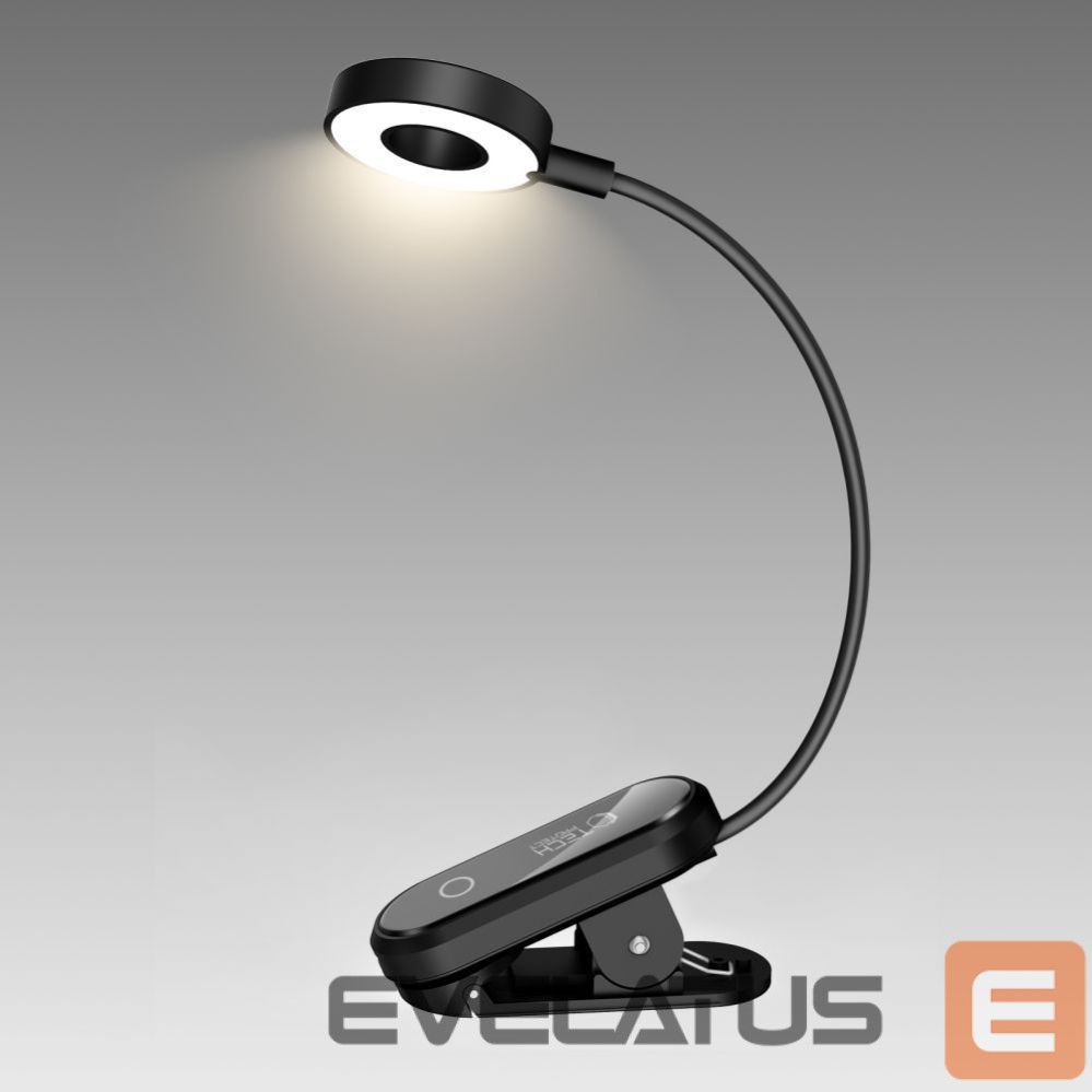Muud kaubad Tech-Protect Tech-Protect LL100 Wireless Lamp with Clip + USB-A / USB-C Cable 30 cm - Black