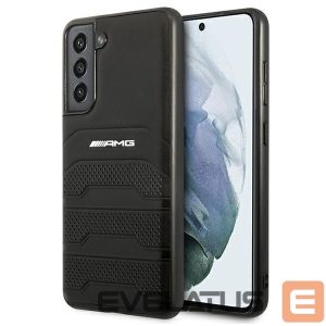 Tagakaaned Mercedes-Benz  AMG AMHCS21FESGSEBK S21 FE G990 czarny/black hardcase Leather Debossed Lines 