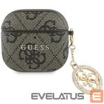 Tagakaaned Guess  Guess 4G Strass Charm Case for AirPods 4 - Brown 