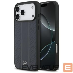 Muud kaubad Mercedes-Benz  Mercedes Leather Laurel Leaves Stripes MagSafe Case for iPhone 17 Pro Max - Blue 