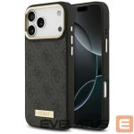 Muud kaubad Guess  Guess 4G Logo Plate MagSafe Case for iPhone 17 Pro Max - Black 