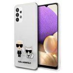 Tagakaaned Karl Lagerfeld  Karl Lagerfeld KLHCA32CKTR A326 A32 5G hardcase Transparent Karl & Choupette 