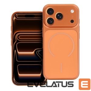 Tagakaaned OEM - Case for iPhone 17 AIR Make 17 compatible with MagSafe orange 