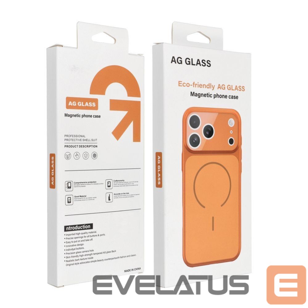 Tagakaaned OEM - Case for iPhone 17 AIR Make 17 compatible with MagSafe orange