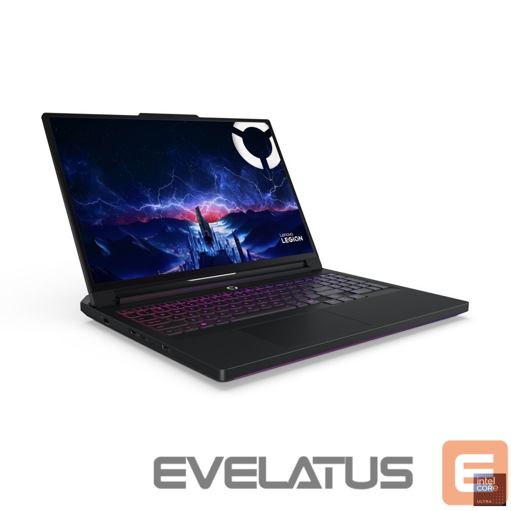 Sülearvuti Lenovo Legion Pro 7 16IAX10H | Eclipse Black | 16 " | OLED | WQXGA | 2560 x 1600 pixels | Intel Core Ultra 9 | 275HX | 32 GB | CSODIMM DDR5 | Solid-state drive capacity 2x1000 GB | NVIDIA GeForce RTX 5080 | GDDR7 | 16 GB | Windows 11 Home | 802.11be | Bluetooth version 5.4 | Keyboard language English | Keyboard backlit | Warranty 24 month(s) | Battery warranty 12 month(s)