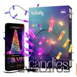 Valgustid twinkly  Candies 100 Candle-shaped RGB LEDs, Clear Wire, USB-C 