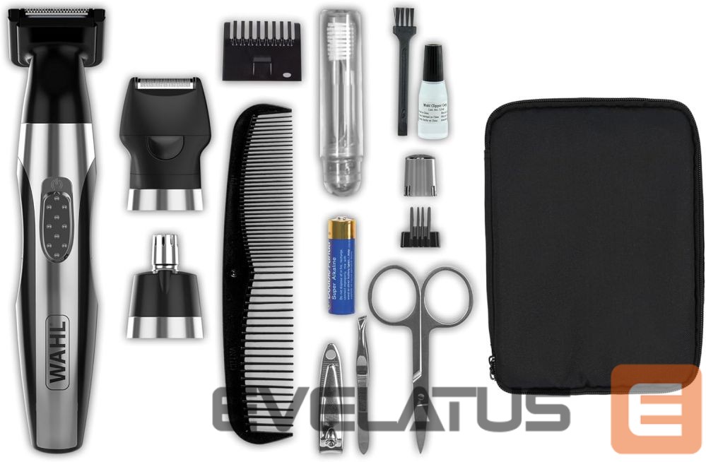 Juukselõikur wahl | Deluxe Travel Kit | 05604-616 | Cordless | Number of length steps 5 | Black