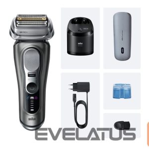Raseerijad Braun  Shaver | Series 9 Pro+ 9675cc | Operating time (max) 60 min | Wet & Dry | Lithium Ion | Grey 