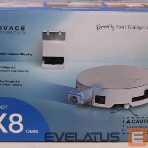 Tolmuimeja Ecovacs  SALE OUT.  DEEBOT X8 OMNI Vacuum cleaner, Robot, Wet&Dry, 18000Pa, TruEdge 2.0, AIVI 3D 3.0, YIKO-GPT, White+Auto-empty station |  Robotic Vacuum Cleaner | DEEBOT X8 OMNI | Wet&Dry | Lithium-Ion | 5200 mAh | Dust capacity 0.22 L | 18000 Pa | White | USED, MISSING INNER PACKAGE, SCRATCHED, DIRTY | 24 month(s) 