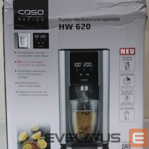 Veekeetja Caso  SALE OUT.  Turbo hot water dispenser | HW 620 | Water Dispenser | 2600 W | 2.5 L | Plastic/Stainless Steel | Black/Stainless Steel | DAMAGED  PACKAGING 