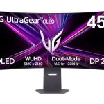 Monitorid LG  45GX950A-B UltraGear  45" OLED WUHD Curved 5120x2160/21:9/0.03ms/275cd/m2/DisplayPort HDMI Headphone Out | 