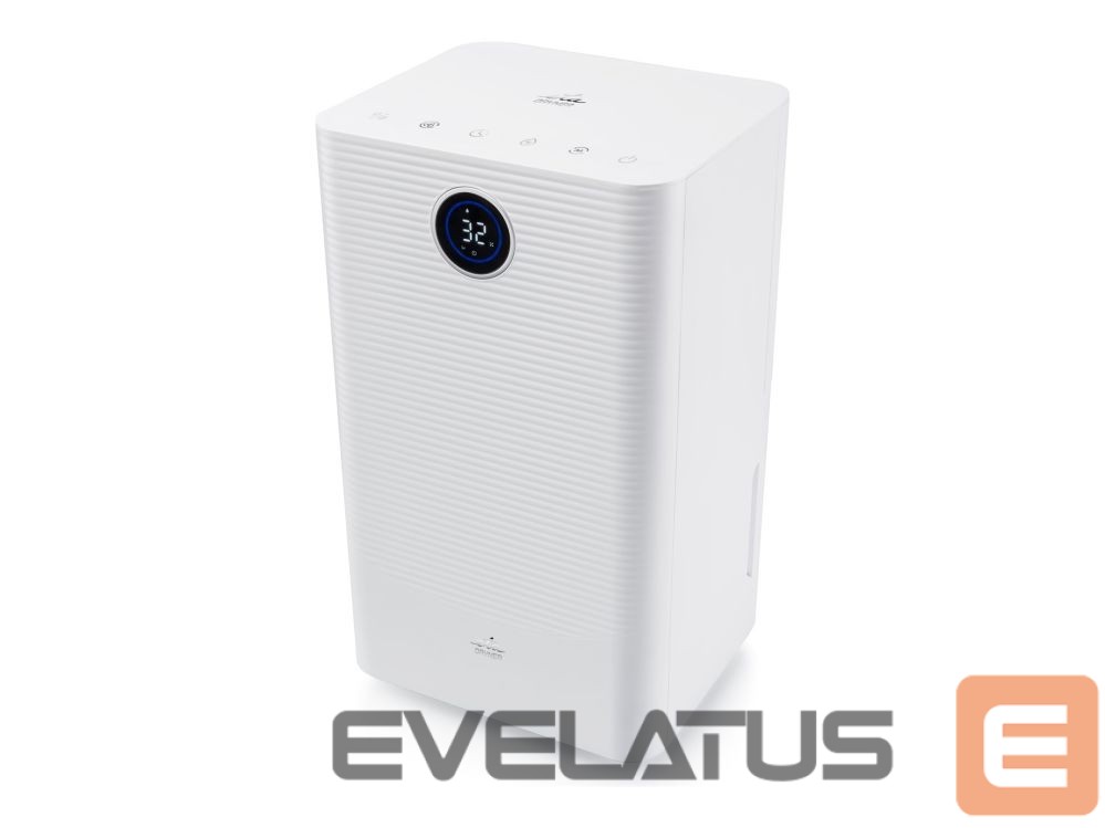 Õhupuhasti ETA | Dehumidifier | Dryner 3630 90000 | Power 200 W | Suitable for rooms up to 60 m² | Water tank capacity 2 L | White