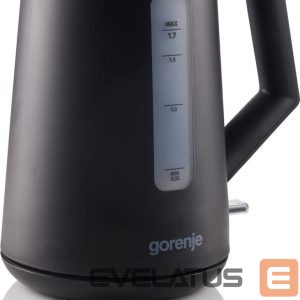 Veekeetja GORENJE  K17OPB | Kettle | Electric | 2200 W | 1.7 L | Plastic | 360° rotational base | Black 