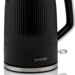 Veekeetja GORENJE  K17DPB | Kettle | Electric | 1.7 L | 2200 W | Plastic/Stainless steel | 360° rotational base | Black 