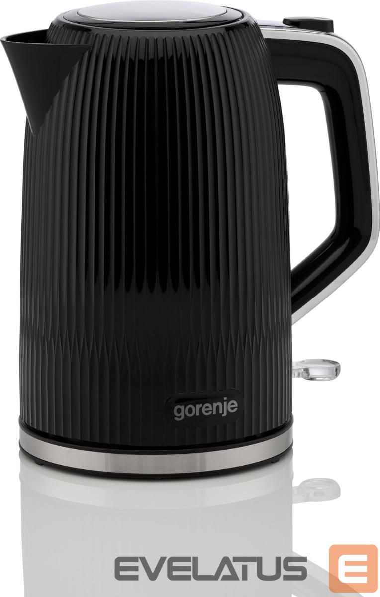 Veekeetja GORENJE K17DPB | Kettle | Electric | 1.7 L | 2200 W | Plastic/Stainless steel | 360° rotational base | Black