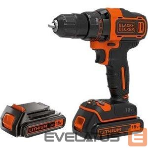 Muud väikesed kodumasinad Black & Decker  Black&Decker 18v2G DD w 400mA ch in kitbox 2 batts BDCDD186KB-QW | 