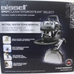 Tolmuimeja Bissell  SALE OUT. |  Portable Carpet and Upholstery Cleaner | SpotClean HydroSteam Select | Corded operating | Washing function | 1000 W | Black | 23 month(s) | DAMAGED PACKAGING 