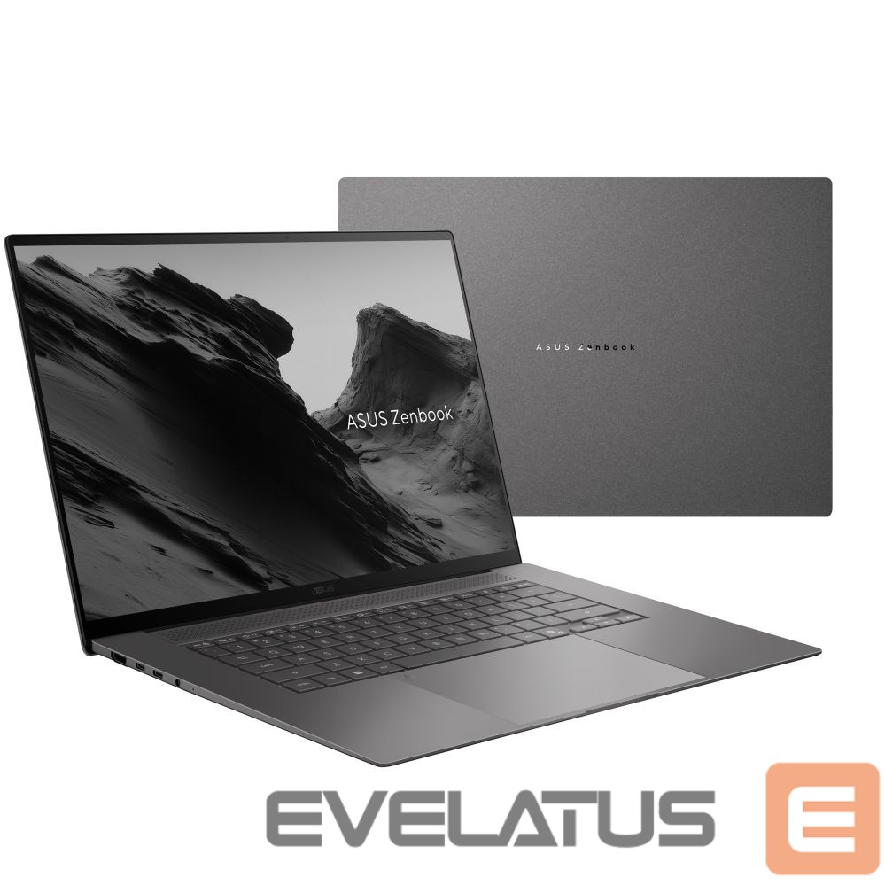 Sülearvuti Asus | Zenbook S 16 UM5606GA-SS179W | Antrim Gray | 16 " | OLED | 3K | 2880 x 1800 pixels | Glossy | AMD Ryzen AI 9 | 465 | 32 GB | LPDDR5X | Hard drive capacity M.2 NVMe PCIe 4.0 SSD GB | Storage drive capacity 1000 GB | AMD Radeon Graphics | Windows 11 Home | 802.11be | Bluetooth version 5.4 | Keyboard language US international | Keyboard backlit | Warranty 24 month(s) | Battery warranty 12 month(s)