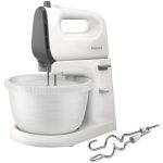 Mikserid ja blenderid Philips  Mixer  Viva Collection HR3745/00 Mixer with bowl, 450 W, Number of speeds 5, Turbo mode, White 
