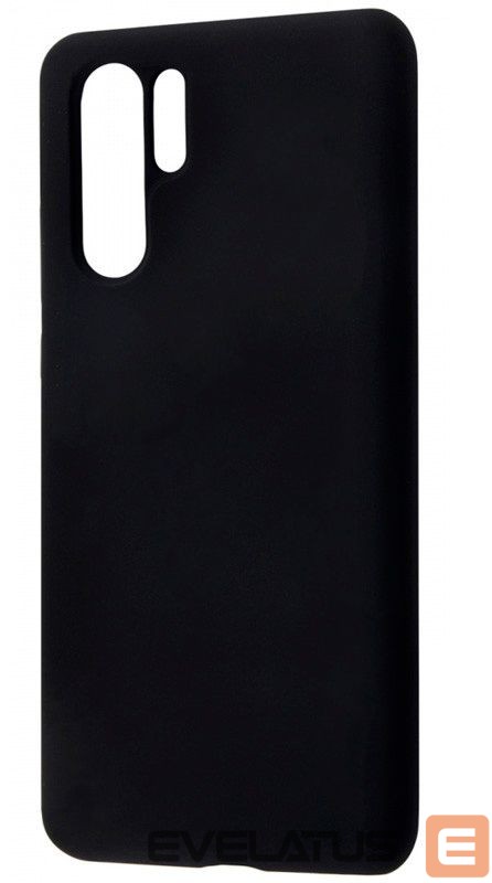 Tagakaaned Evelatus Huawei P30 Pro Premium Soft Touch Silicone Case Black