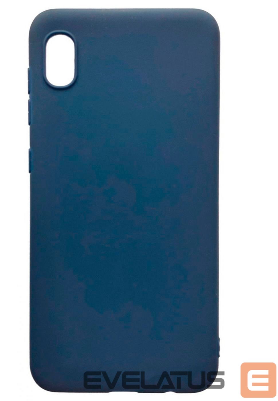 Tagakaaned Evelatus Samsung A10 Nano Silicone Case Soft Touch TPU Dark Blue