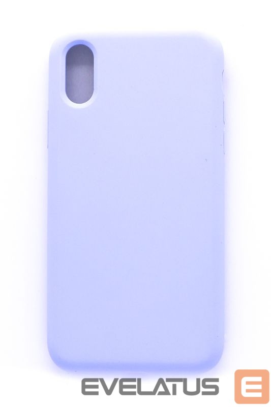 Tagakaaned Evelatus Apple iPhone Xs Premium Soft Touch Silicone Case Lilac Purple