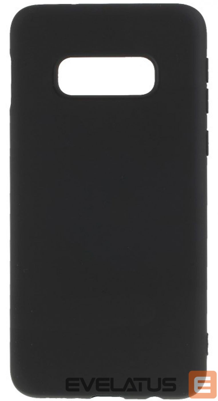 Tagakaaned Evelatus Samsung S10e Nano Silicone Case Soft Touch TPU Black