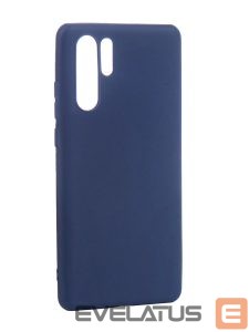 Tagakaaned Evelatus Huawei P30 Pro Nano Silicone Case Soft Touch TPU Dark Blue