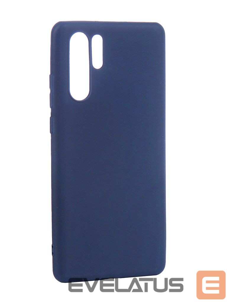 Tagakaaned Evelatus Huawei P30 Pro Nano Silicone Case Soft Touch TPU Dark Blue
