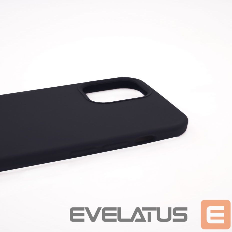 Tagakaaned Evelatus Apple iPhone 12 Pro Max Nano Silicone Case Soft Touch TPU Black