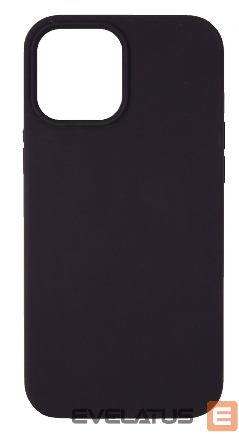 Tagakaaned Evelatus Apple iPhone 12 Pro Max Nano Silicone Case Soft Touch TPU Black